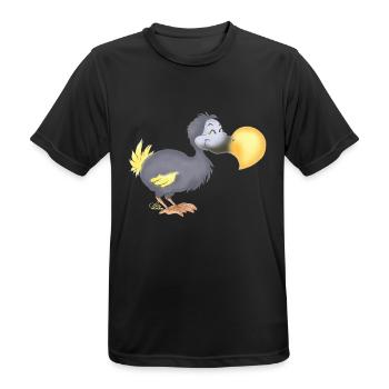 Dropsiger Dodo - Männer T-Shirt atmungsaktiv - Schwarz - Vorne - AI Model Male 178 light (178cm)