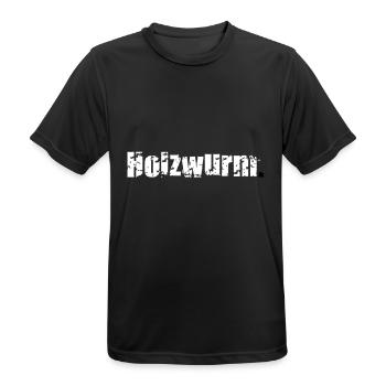 Worm - Men's Breathable T-Shirt - black - Front - AI Model Male 178 light (178cm)