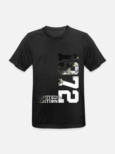 54. GEBURTSTAG LIMITED EDITION 1972 - Männer T-Shirt atmungsaktiv - Schwarz