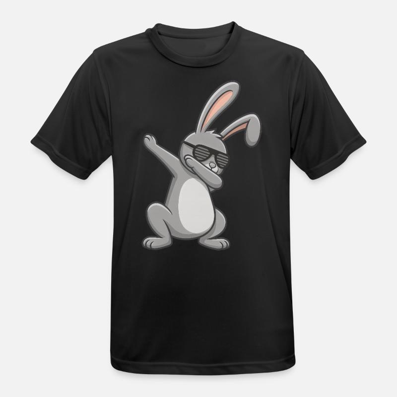 Easter Bunny Dab Easter - Men's Breathable T-Shirt - black