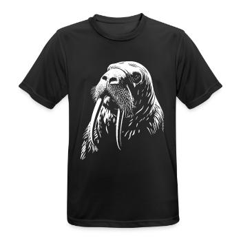 Morse - T-shirt respirant Homme - noir - Devant - AI Model Male 178 light (178cm)