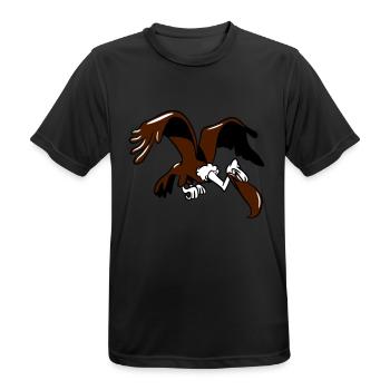 Vicious evil evil jokes - Men's Breathable T-Shirt - black - Front - AI Model Male 178 light (178cm)