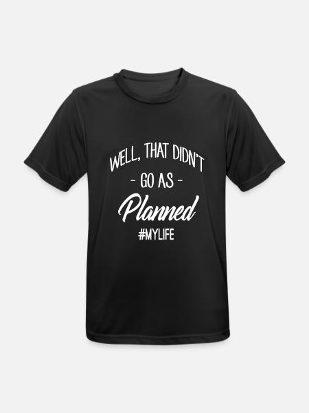 Sprüche - Männer T-Shirt atmungsaktiv - Schwarz