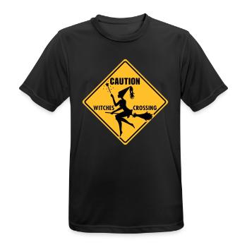 Witch - witch - halloween - Walpurgisnacht - 2C - Men's Breathable T-Shirt - black - Front - AI Model Male 178 light (178cm)