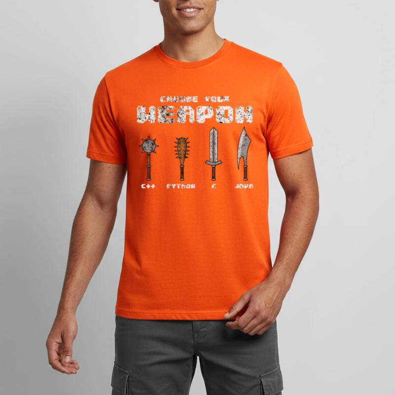 C ++ Phyton C Java Software Programmer Coder Joke Men's Breathable T-Shirt