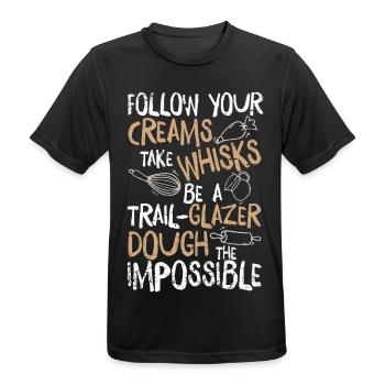 Cuisine Cuisine Cuisine Cadeaux Cuisines - T-shirt respirant Homme - noir - Devant - AI Model Male 178 light (178cm)