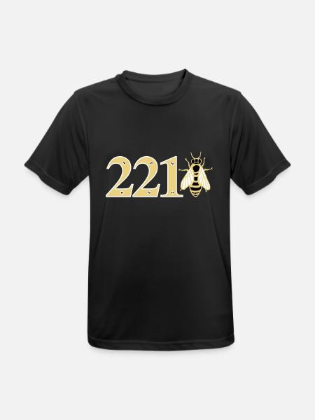 sherlock_221bee - Männer T-Shirt atmungsaktiv - Schwarz