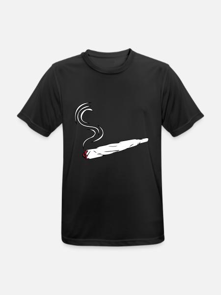 Kiffen joint design - Men's Breathable T-Shirt - black