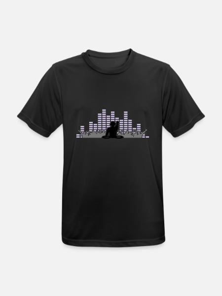 Musik - DJ Party - Männer T-Shirt atmungsaktiv - Schwarz