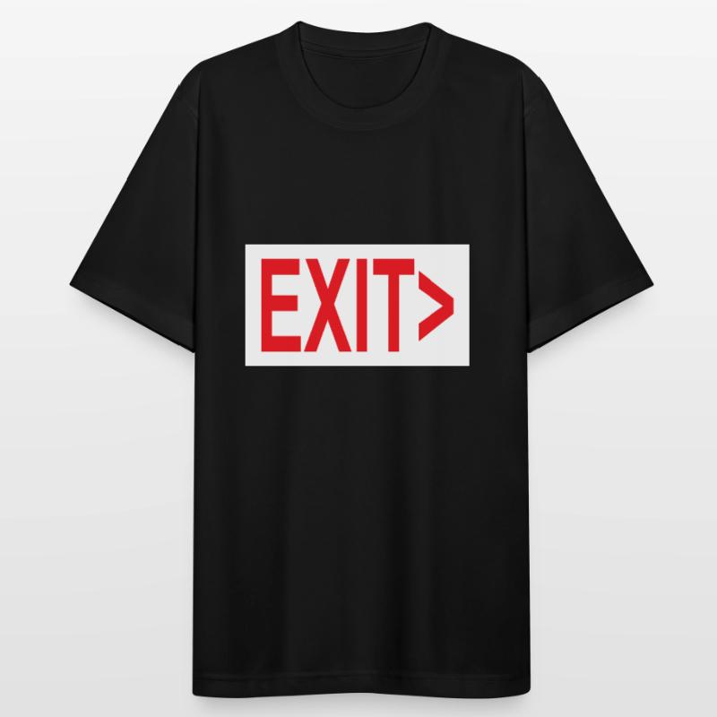 Exit / Exit / Emergency Exit Men's Breathable T-Shirt