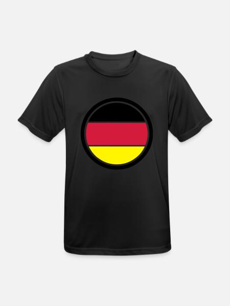 Germany Emblem - Men's Breathable T-Shirt - black