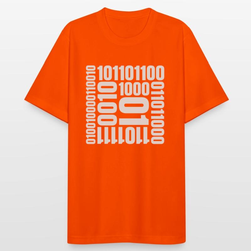 Langage de programme de code binaire T-shirt respirant Homme