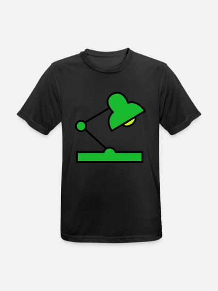 Desk lamp - Men's Breathable T-Shirt - black