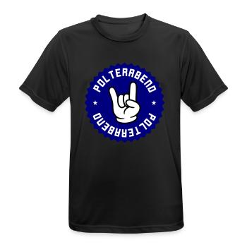 Polterabend Hochzeit Party - Männer T-Shirt atmungsaktiv - Schwarz - Vorne - AI Model Male 178 light (178cm)