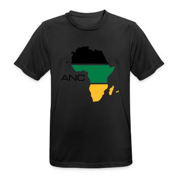 anc - Männer T-Shirt atmungsaktiv - Schwarz - Vorne - AI Model Male 178 light (178cm)