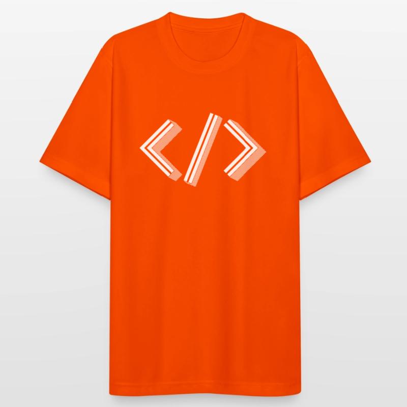 Retro Bracket's - Full Stack Developer HTML XML Männer T-Shirt atmungsaktiv