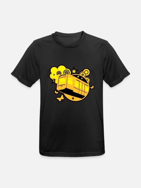 Monorail - Men's Breathable T-Shirt - black