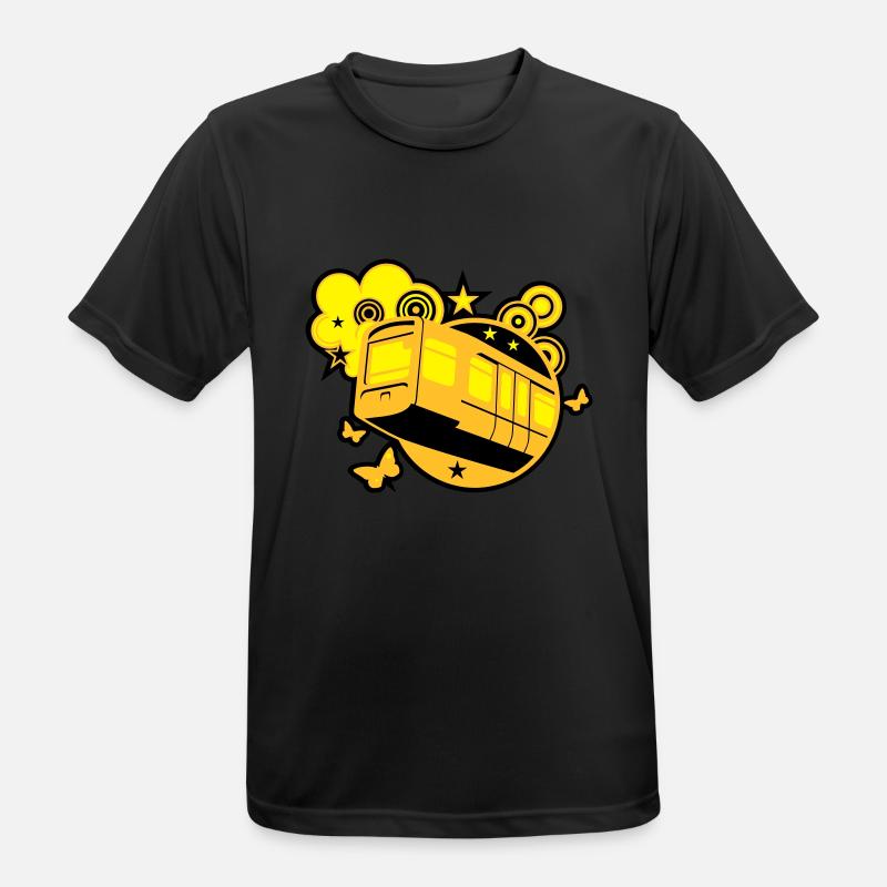 Monorail - Men's Breathable T-Shirt - black
