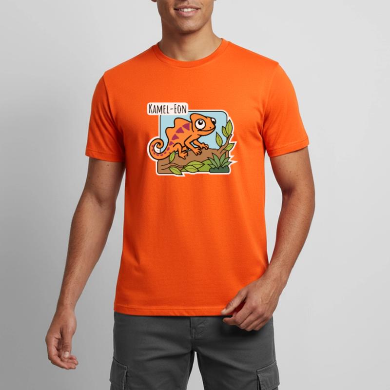 Ist ein Kamel-Eon ein Kamel oder ein Chameleon? Männer T-Shirt atmungsaktiv
