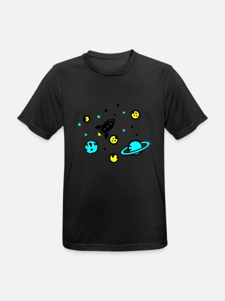 Universe - Men's Breathable T-Shirt - black