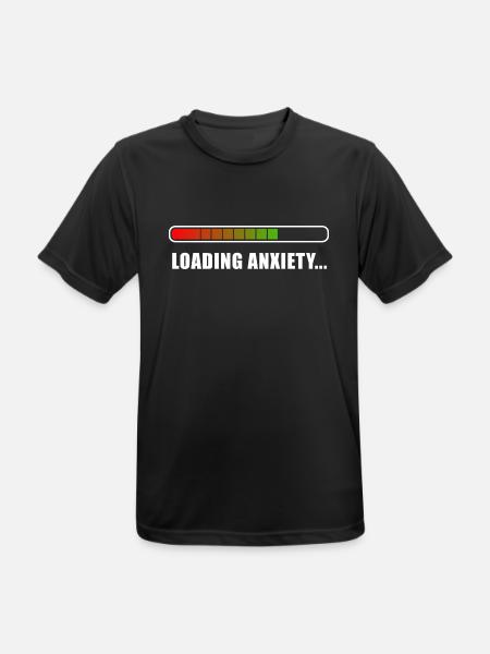 Loading Anxiety... - Men's Breathable T-Shirt - black