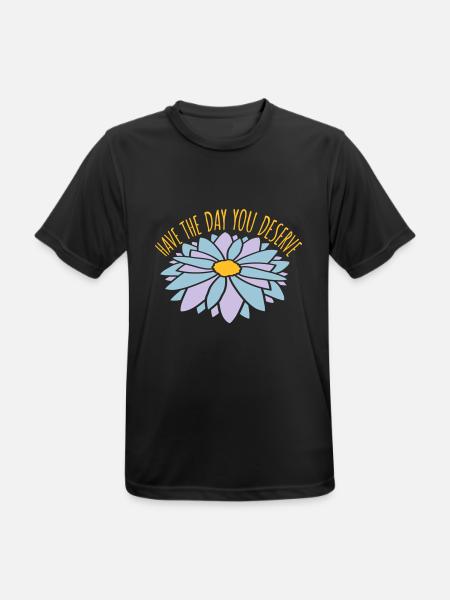 the day you deserve - Men's Breathable T-Shirt - black
