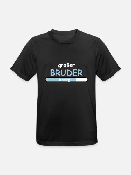 Großer Bruder - Männer T-Shirt atmungsaktiv - Schwarz