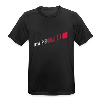 say less do more - Men's Breathable T-Shirt - black - Front - AI Model Male 178 light (178cm)