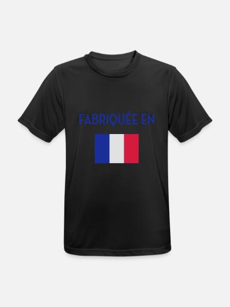 France / Français / Française / Bébé / Naissance - Men's Breathable T-Shirt - black