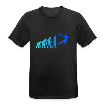 Handball Evolution Enfants Joueurs de handball Hommes D - T-shirt respirant Homme - noir - Devant - AI Model Male 178 light (178cm)