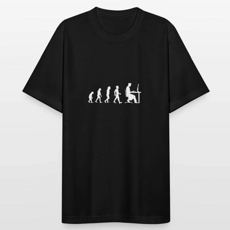 Evolution - Geschenk - Programmierer Computer Nerd Männer T-Shirt atmungsaktiv
