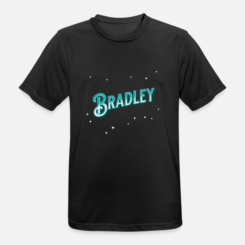 Bradley's name personalized - Men's Breathable T-Shirt - black