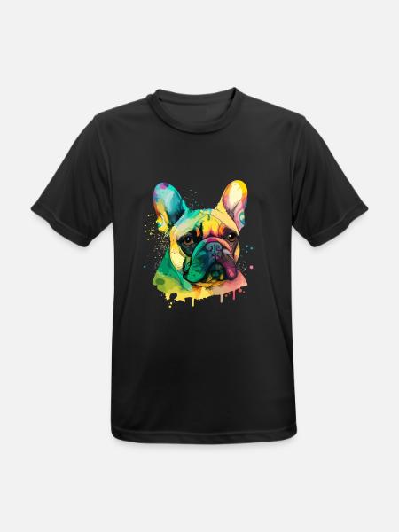 Bulldog francese per gli amanti dei cani - Herre T-shirt svedtransporterende - sort