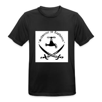 Schwerter zu Zapfhähnen - Männer T-Shirt atmungsaktiv - Schwarz - Vorne - AI Model Male 178 light (178cm)
