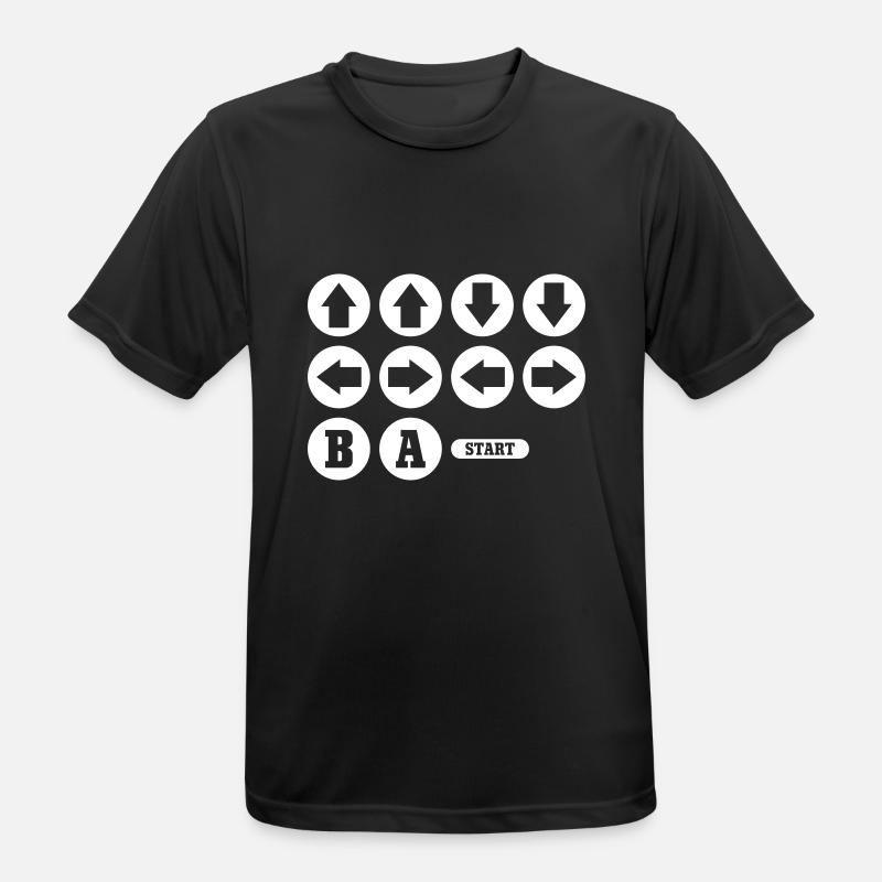 Cheat Code Video Game - Men's Breathable T-Shirt - black