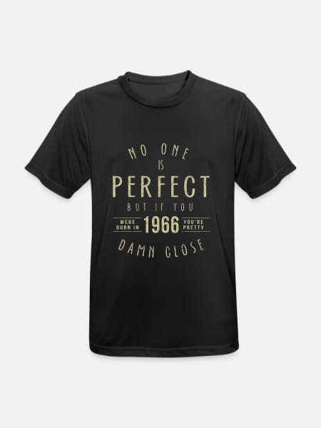 Geburtstag 1966 - NP19 - Männer T-Shirt atmungsaktiv - Schwarz