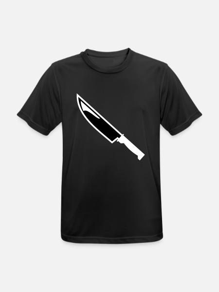 Couteau - T-shirt respirant Homme - noir