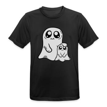 de famille Bande dessinée enfant - T-shirt respirant Homme - noir - Devant - AI Model Male 178 light (178cm)