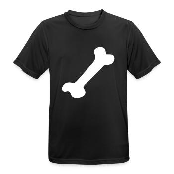 Os - os - T-shirt respirant Homme - noir - Devant - AI Model Male 178 light (178cm)