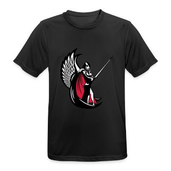 Gothic Girl Ailes Dark Angel sexy - T-shirt respirant Homme - noir - Devant - AI Model Male 178 light (178cm)