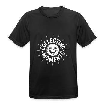Sunny Summer Moments Vibes Summer Sun - Men's Breathable T-Shirt - black - Front - AI Model Male 178 light (178cm)