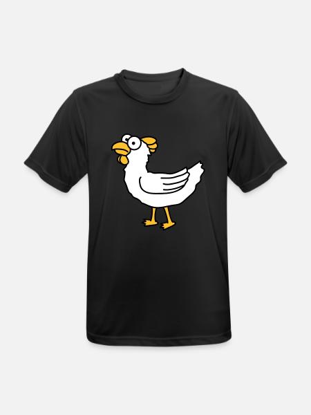 chicken - Men's Breathable T-Shirt - black