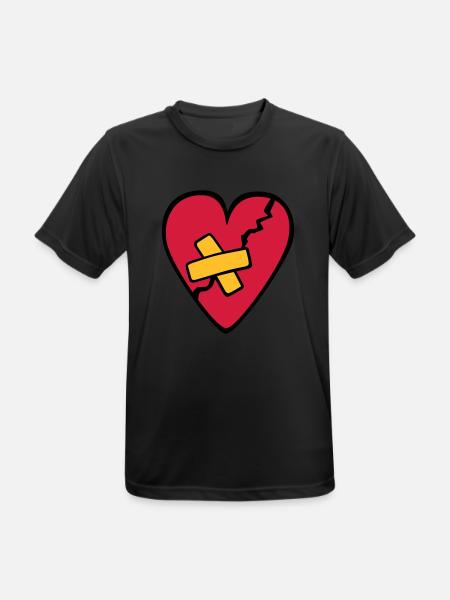 CoeurBrisé - Men's Breathable T-Shirt - black