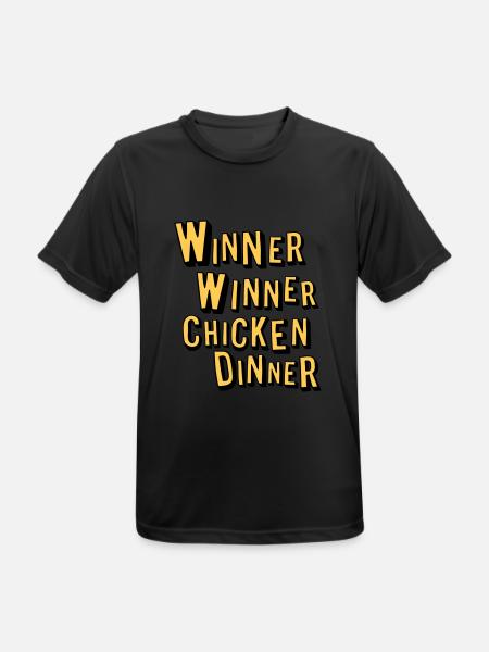 Winner Winner Chicken Dinner - Men's Breathable T-Shirt - black
