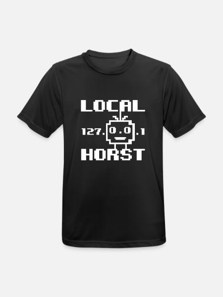Local Horst - Männer T-Shirt atmungsaktiv - Schwarz