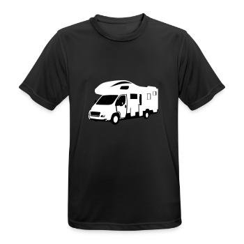 Camper - T-shirt respirant Homme - noir - Devant - AI Model Male 178 light (178cm)