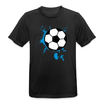 Football Splash 3c - T-shirt respirant Homme - noir - Devant - AI Model Male 178 light (178cm)