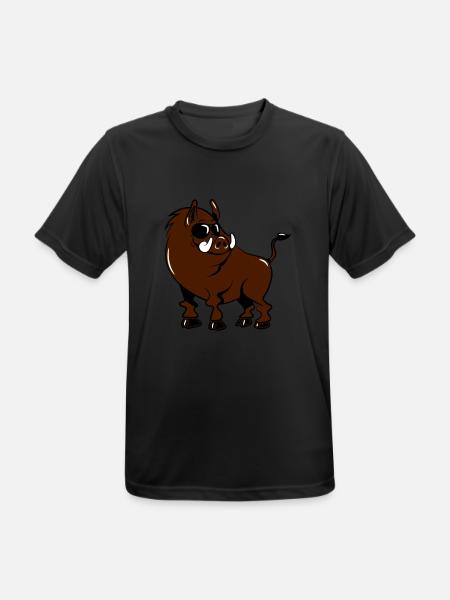 Wild boobs cool cute funny sunglasses - Men's Breathable T-Shirt - black