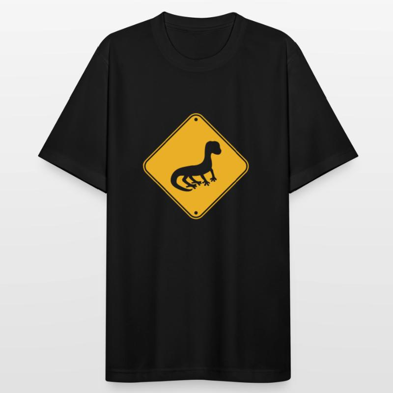 note caution warning caution shield silhouette Men's Breathable T-Shirt