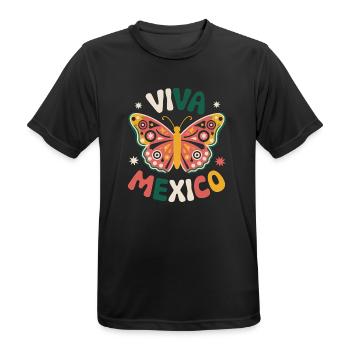 Mexico Mexico Mexican Spanish - Men's Breathable T-Shirt - black - Front - AI Model Male 178 light (178cm)